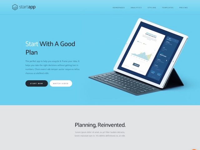 StartApp WordPress Theme