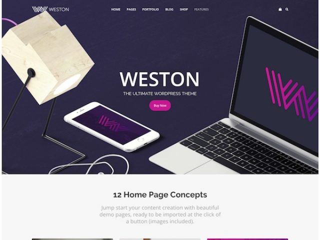 Weston – Mega Multipurpose WordPress Theme