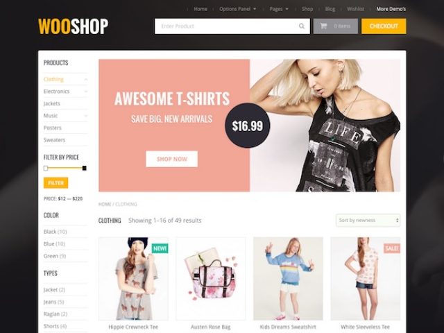 WooShop WordPress Theme