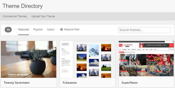 WordPress Theme Directory