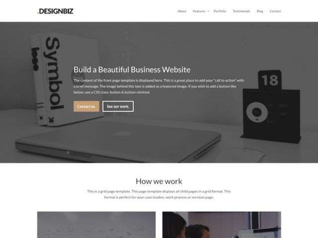 Designbiz Business WordPress Theme