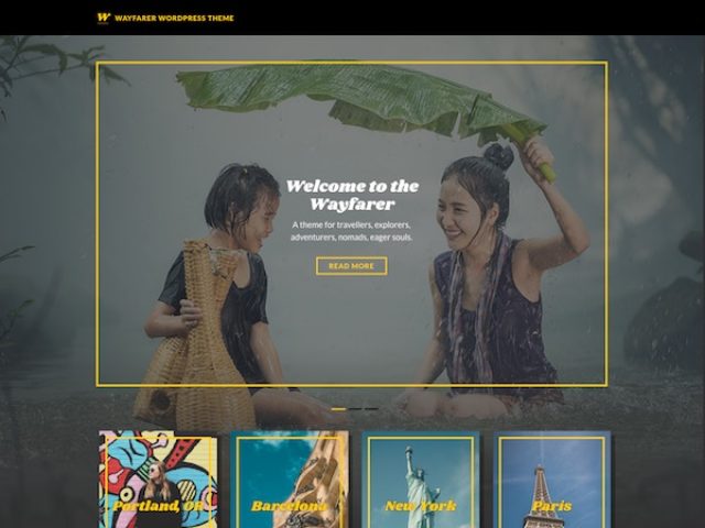 Wayfarer WordPress Travel Theme