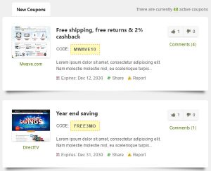 How to Add a Coupons Codes Page to WordPress
