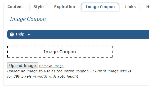 Image Coupon