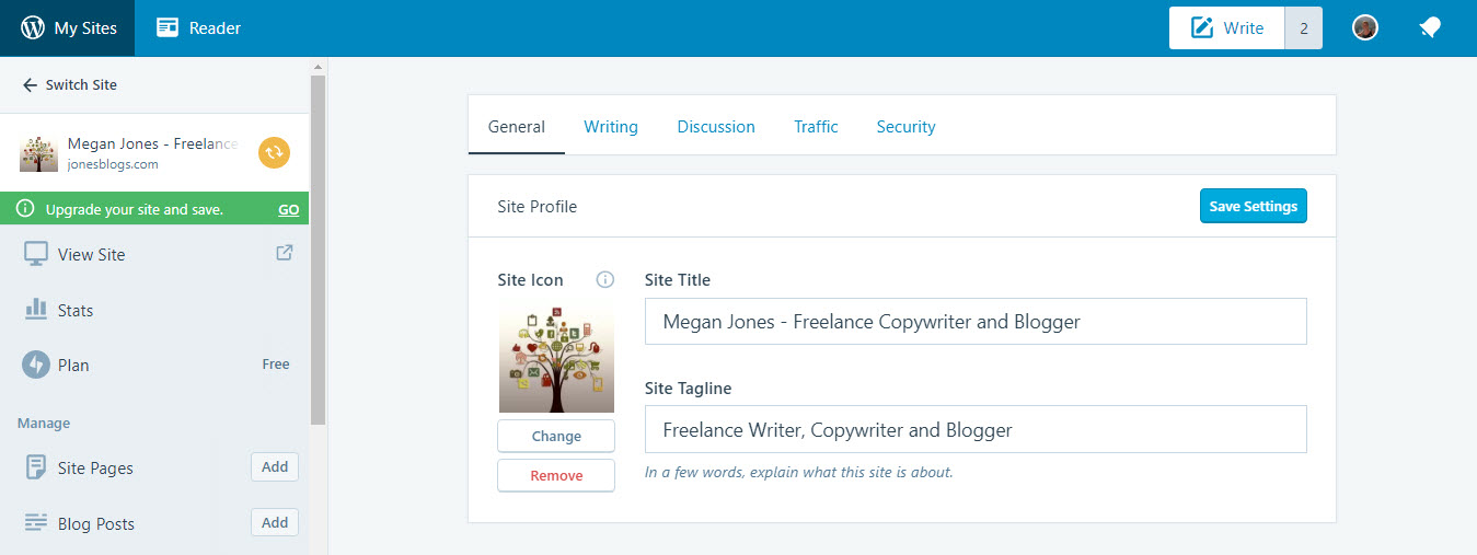 WordPress.com Dashboard