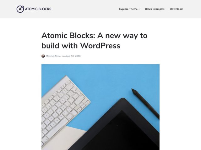 Atomic Blocks – Gutenberg WordPress Theme