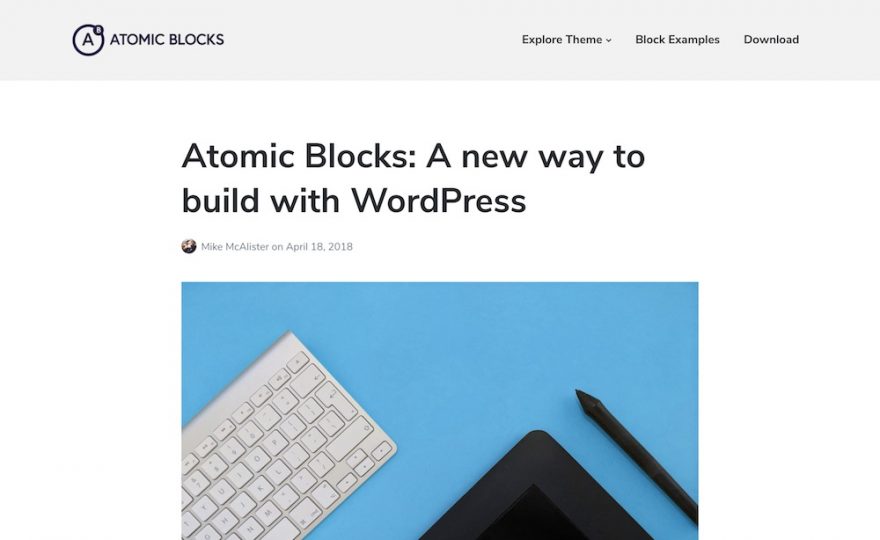 Atomic Blocks – Gutenberg WordPress Theme