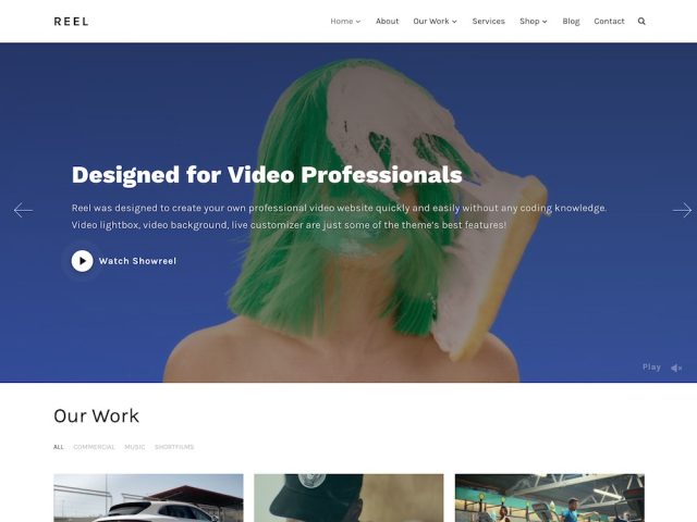 Reel – WordPress Video Theme