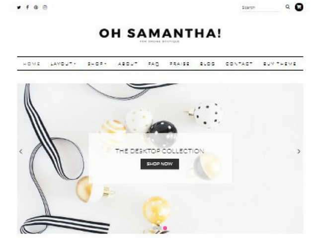Samantha WordPress Theme