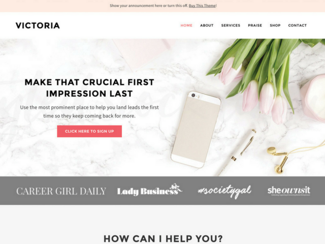 Victoria WordPress Theme