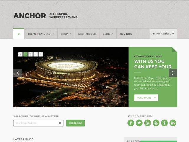 Anchor WordPress Theme