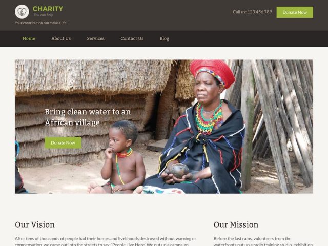 Charity – WordPress Non Profit Theme