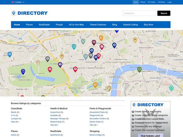 WordPress Directory Theme