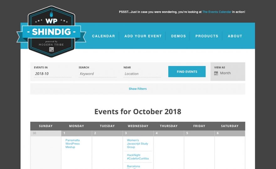 Events Calendar PRO