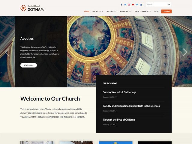 Faith WordPress Theme