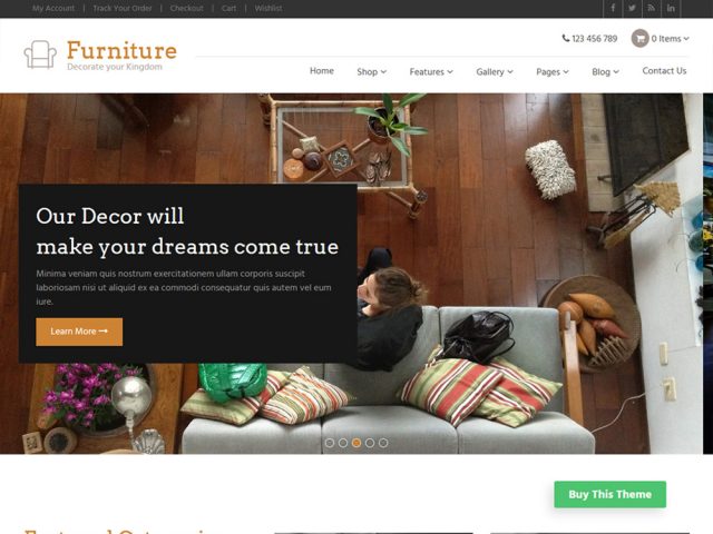 Furniture – WooCommerce WordPress Theme