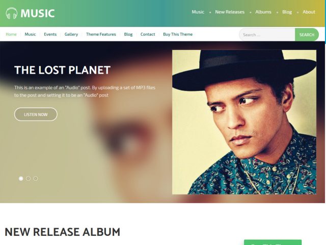 Music WordPress Theme