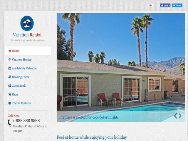 Vacation Rental WordPress Theme