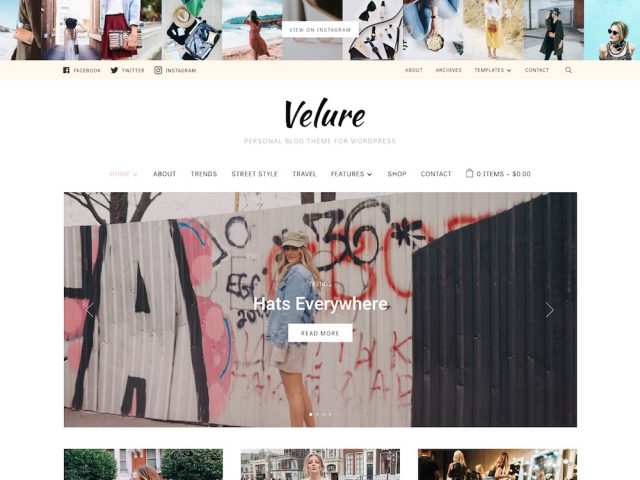 Velure – Fashion WordPress Theme