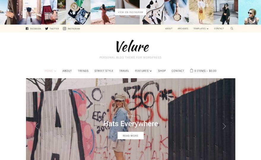 Velure – Fashion WordPress Theme